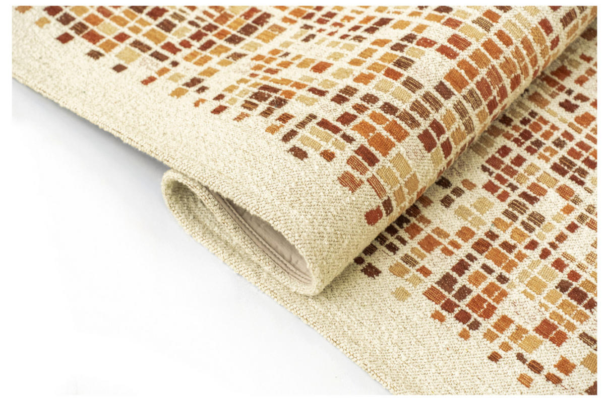 TEPPICH modern Flachgewebe BOXY Orange 140 x 200 cm - Orange, Textil (140/200cm) - Novatrend