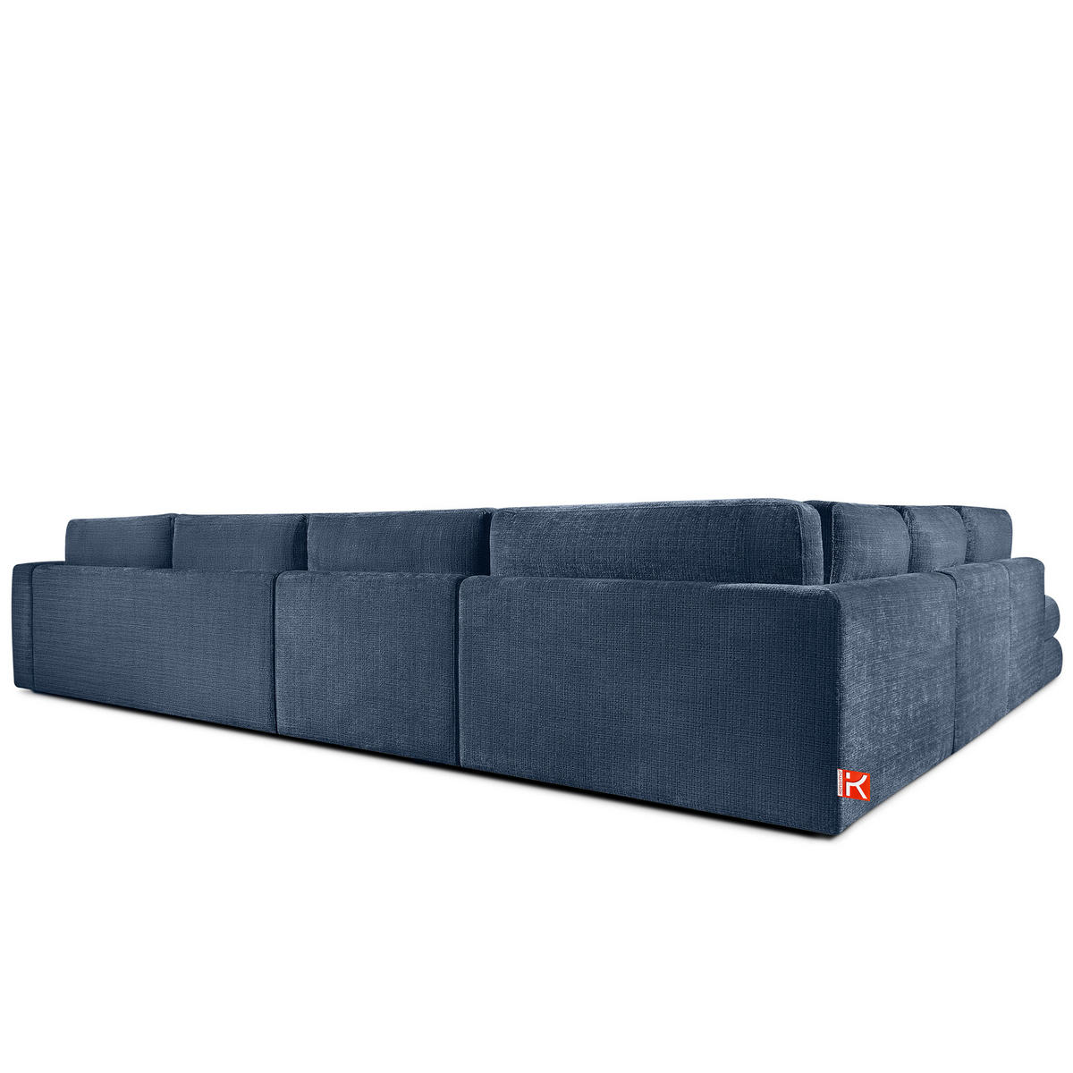 ECKSOFA XL rechts VERUS - Dunkelblau, Holz/Holzwerkstoff (377/328cm) - KONSIMO®