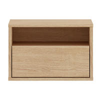 NACHTTISCH HEGGERS Eiche Mavelie 45 cm - Eichefarben/Beige, Holzwerkstoff (45/30/33cm) - Selsey
