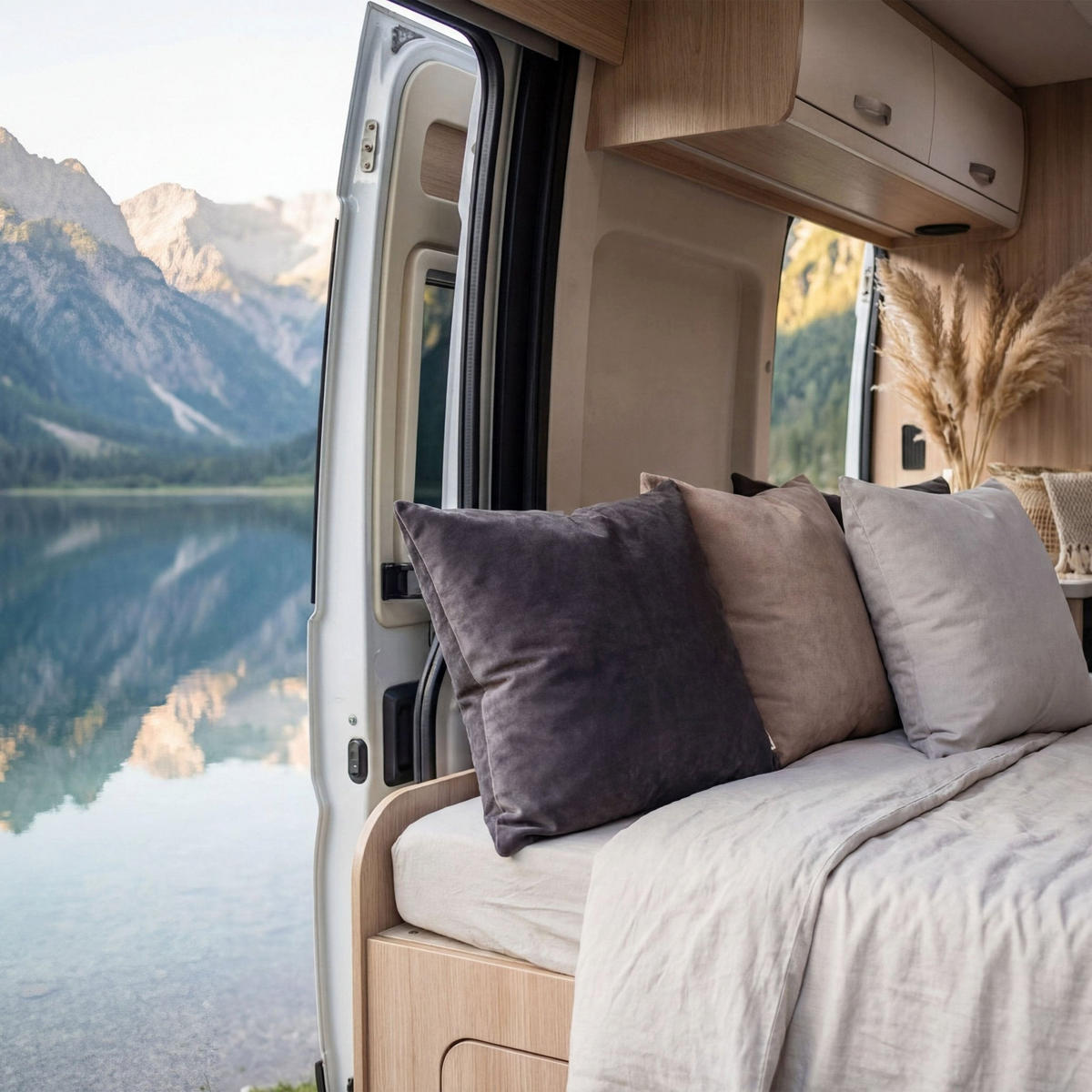 DEKOKISSEN Uni Anthrazit 45x45 cm mit Füllung - Anthrazit, Textil (45/45cm) - Deco-Raum