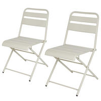 KLAPPSTUHL (2er-Set) Urban One - Beige, Metall (45/80/54cm) - Butlers