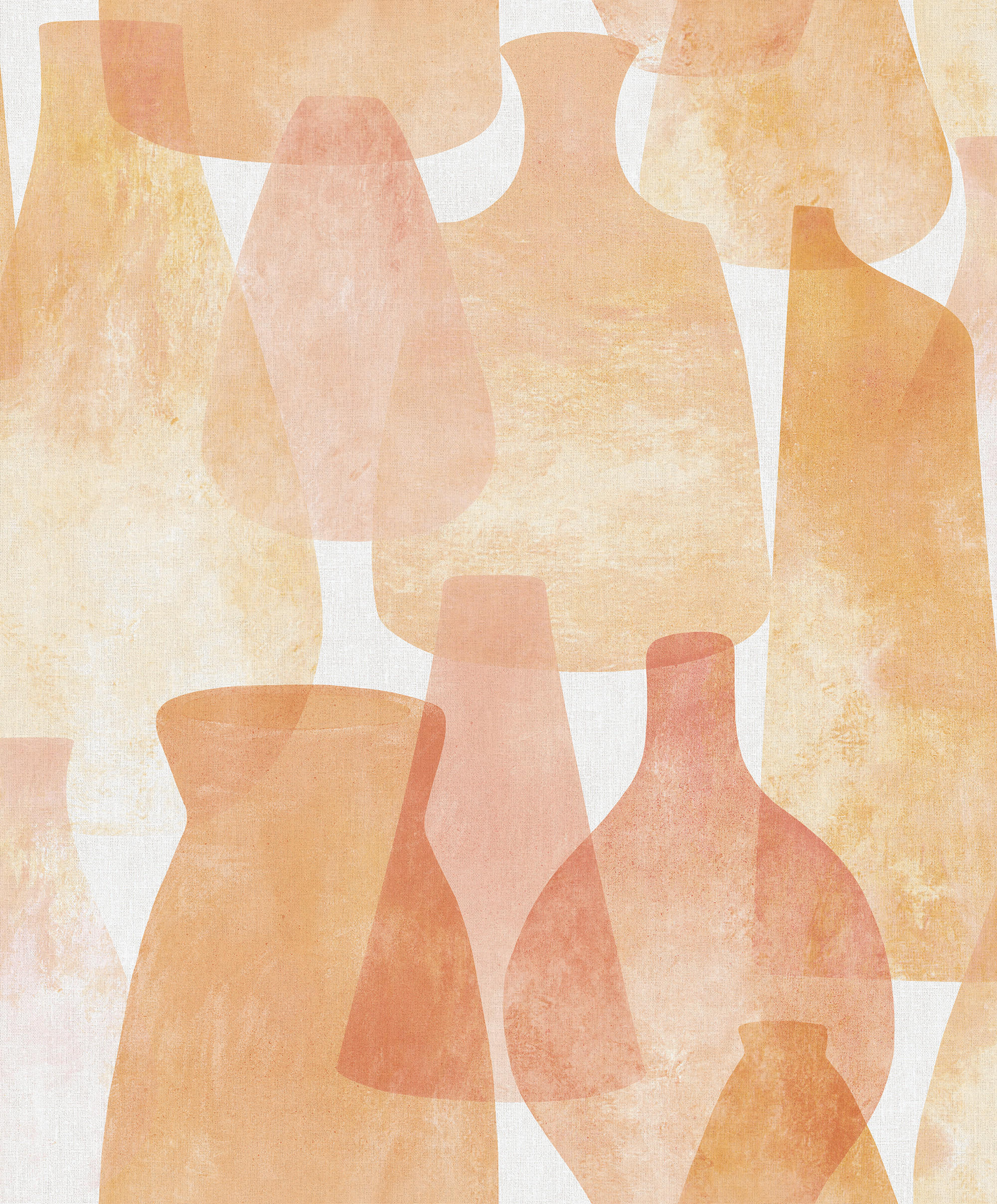 TAPETE Töpferware 53 cm x 10 m - Pink, Papier (53/1000cm) - Sanders & Sanders