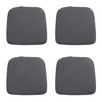 SITZKISSEN Manchester 48/48 cm 4er-Set - Grau, Textil (48/7.5/46cm) - Madison