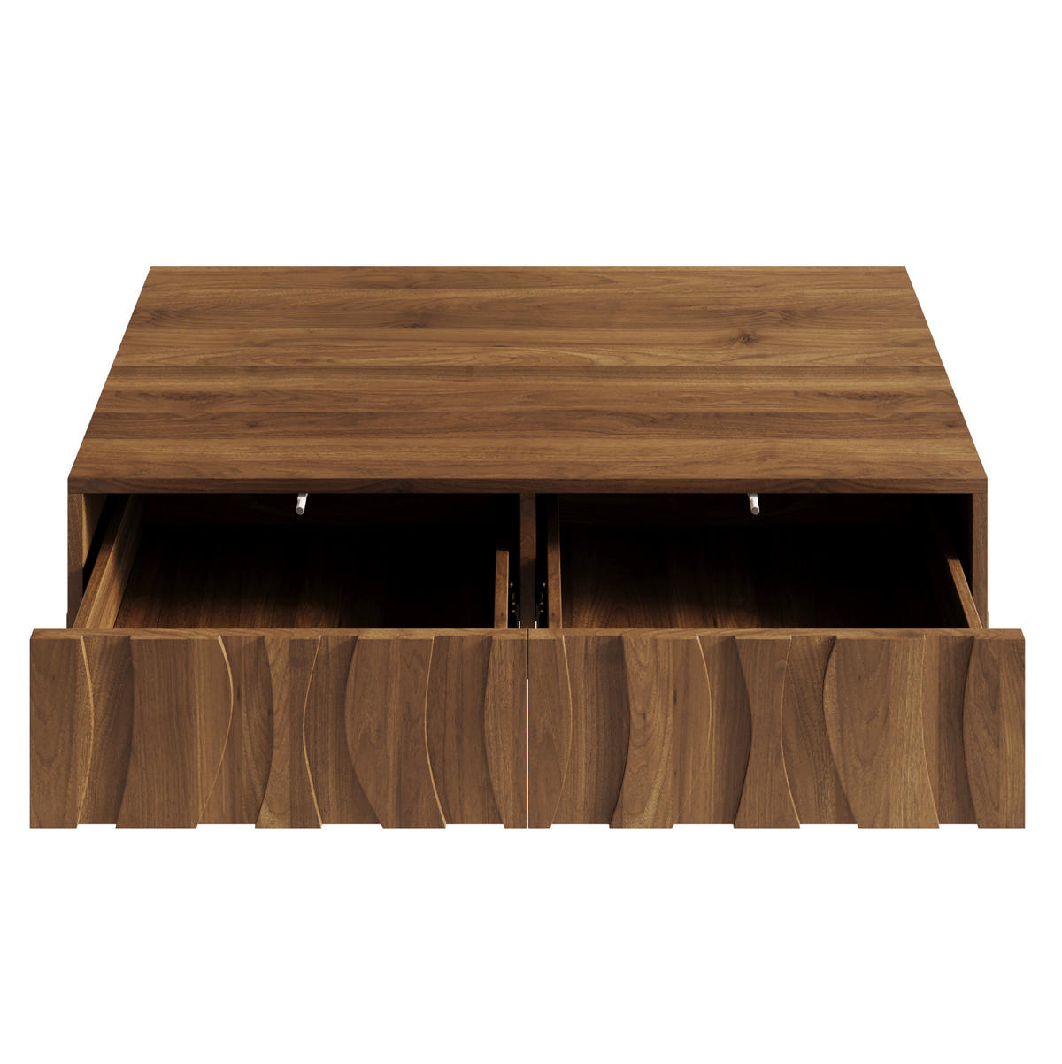 COUCHTISCH 105/55/41 cm mit 2 Schubladen und großzügiger Ablagefläche, Natur - Naturfarben, Holzwerkstoff (105/55/41cm) - Redom