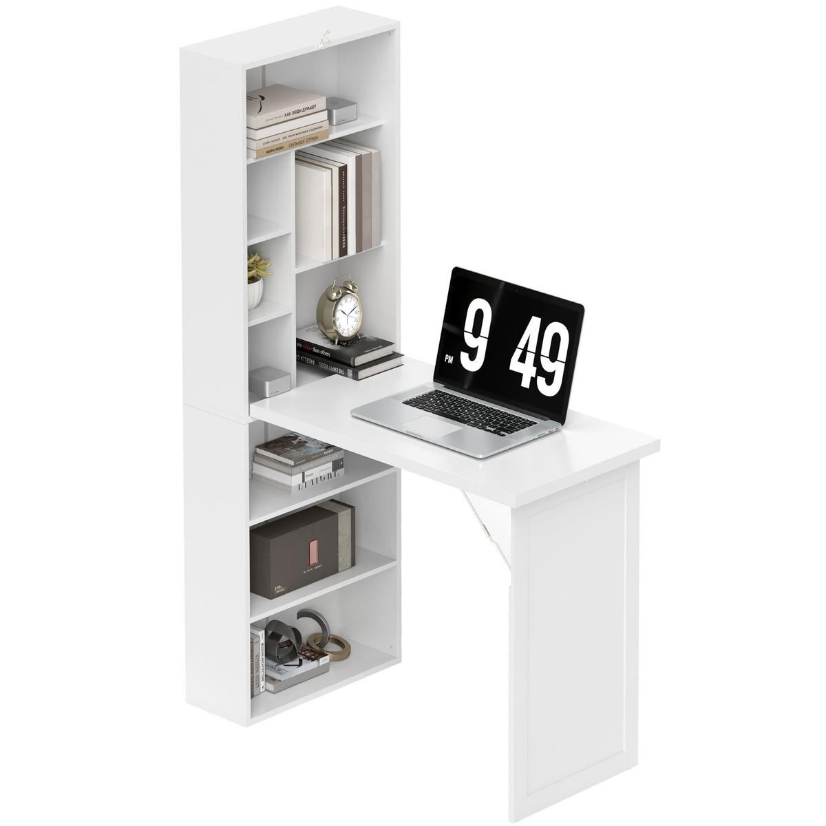BÜROTISCH Weiß 1 Stück - Weiß, Holzwerkstoff (51/153/98cm) - GiPP