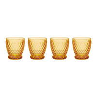 BECHER Boston Coloured Saffron 330 ml 4er Set - Gelb, Glas (0.33L) - Villeroy & Boch