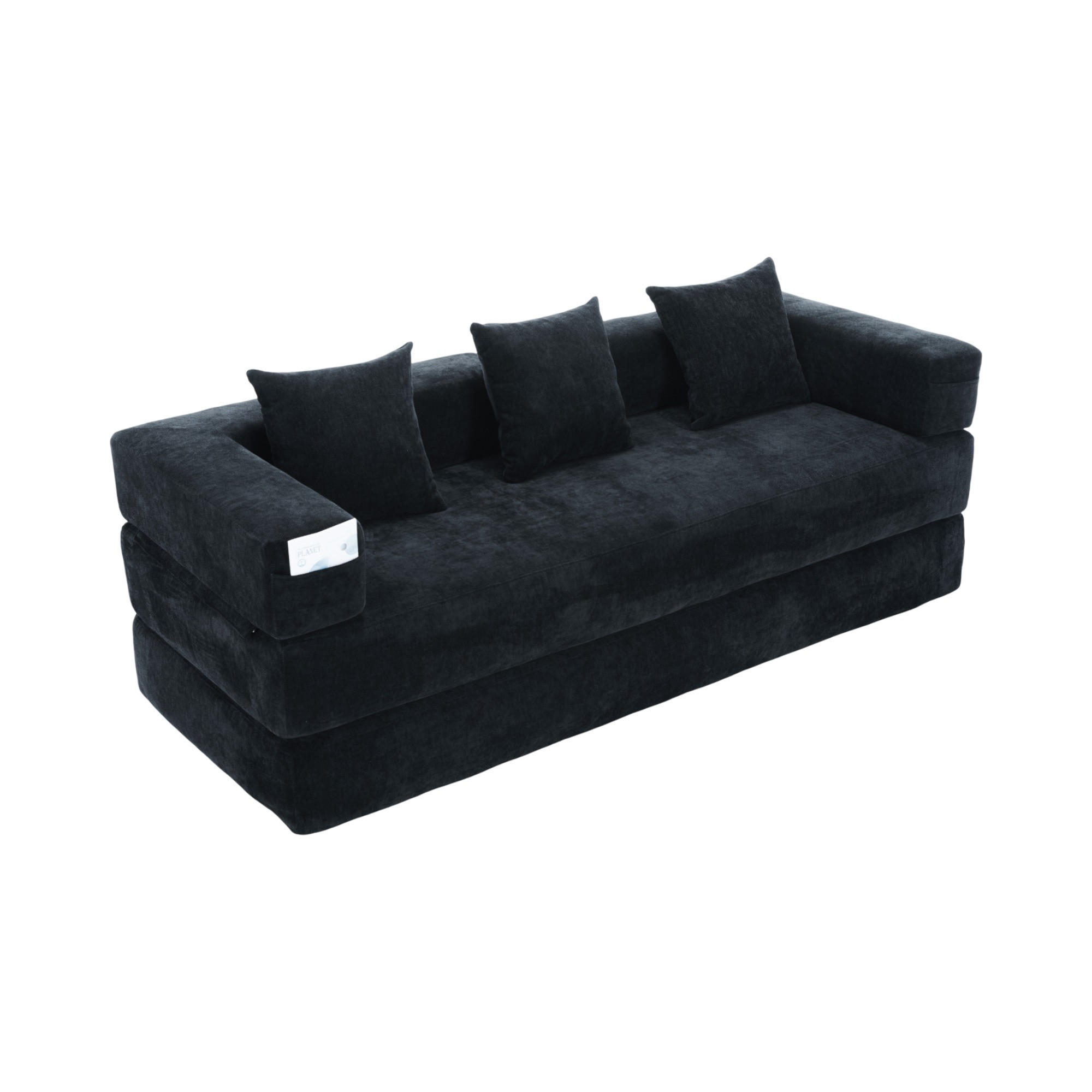 Meubliv Sofa Schwarz 31.1x23.62x77.95 cm