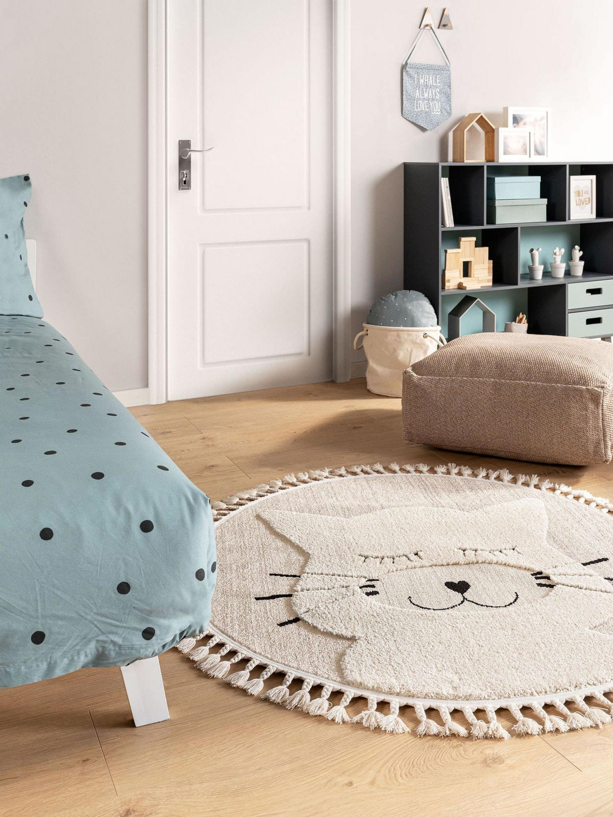 KINDERTEPPICH Momo Cream ø 120 cm rund - Beige, Textil (120/1cm) - KUNSTLOFT
