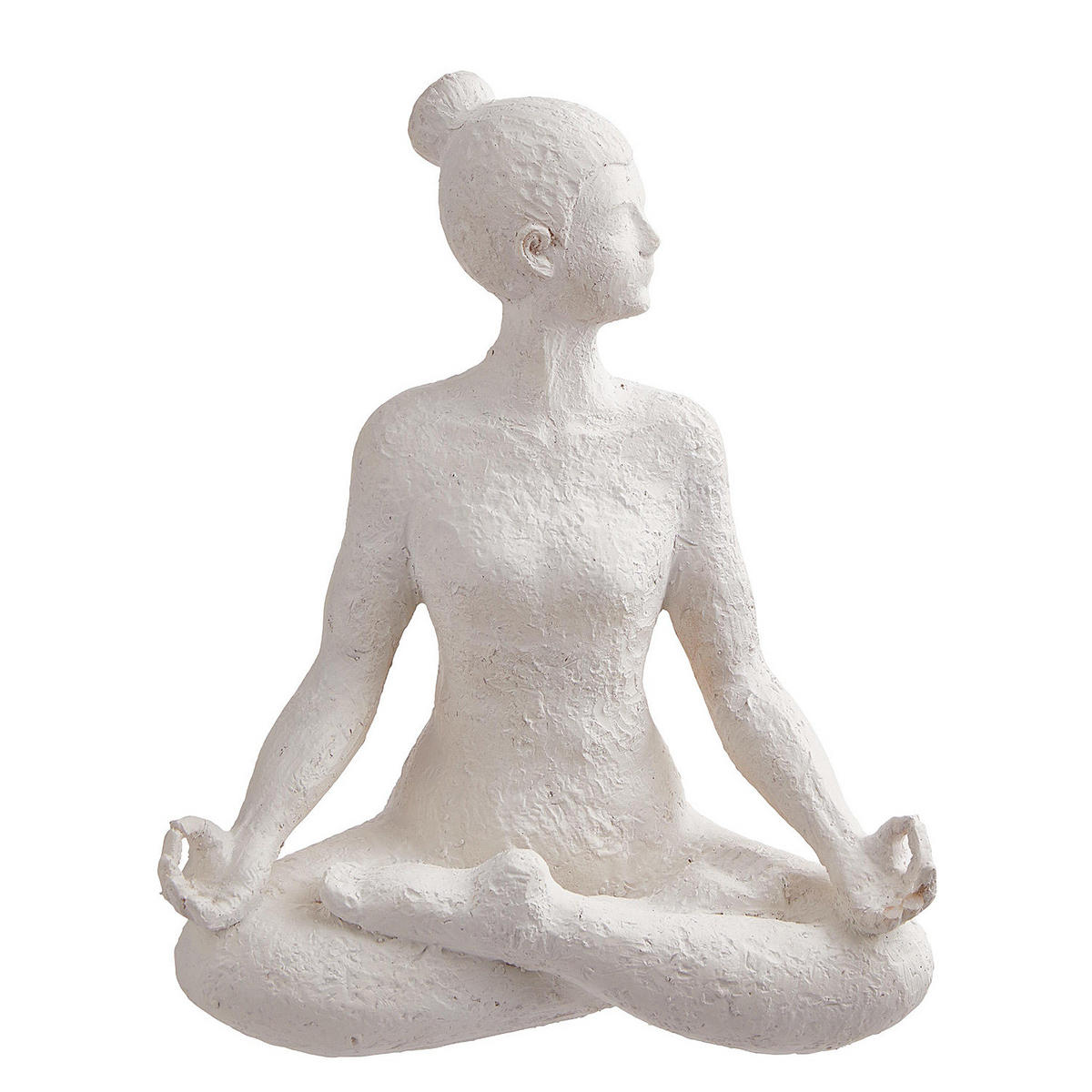 DEKO-FIGUR Lotus - Weiß, Stein (18/24/15cm) - Butlers