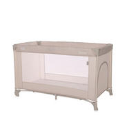REISEBETT Torino Braun Laufstall seitlicher Eingang, Tragetasche, Faltmatratze - Braun, Kunststoff (60/120cm) - Lorelli