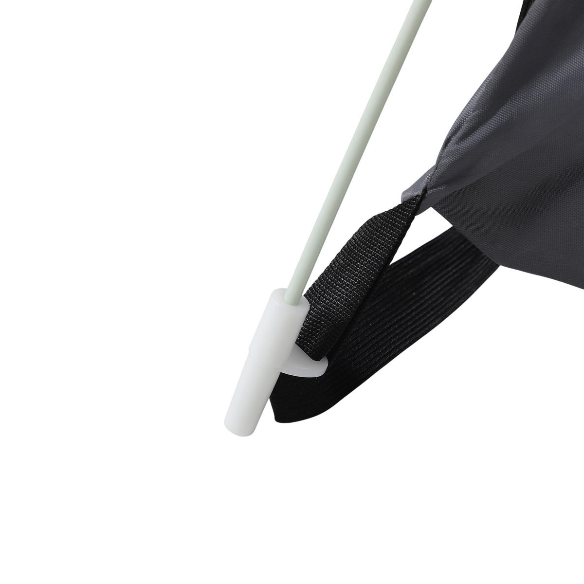 POP-UP stan na pláž - modrá, textil/plast (200/200cm) - Relaxdays