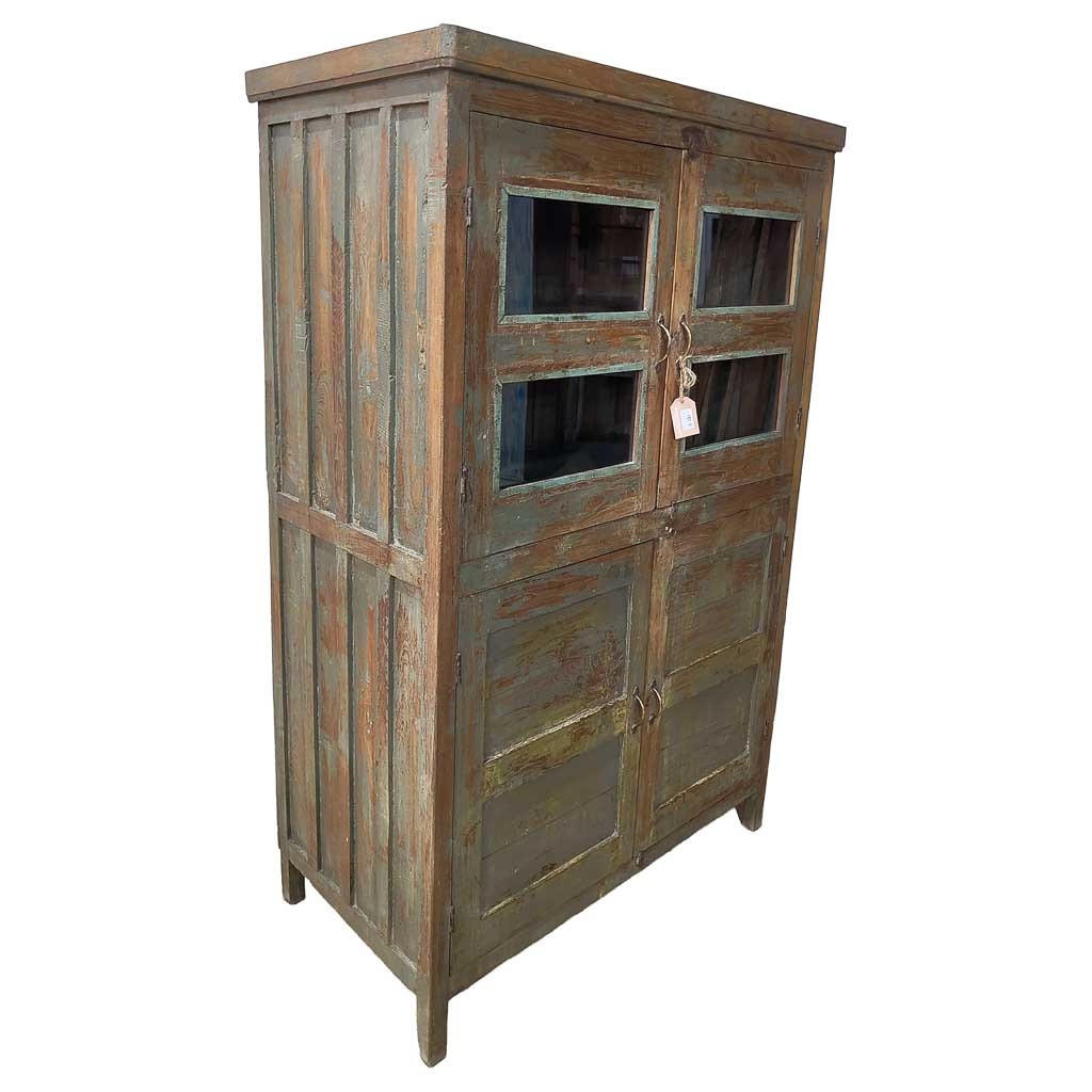 VITRINE aus Holz, braun, 102x56x155cm - Braun, Holz (102/155/56cm) - Wanderlust