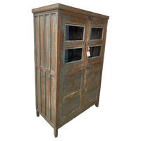 VITRINE aus Holz, braun, 102x56x155cm - Braun, Holz (102/155/56cm) - Wanderlust