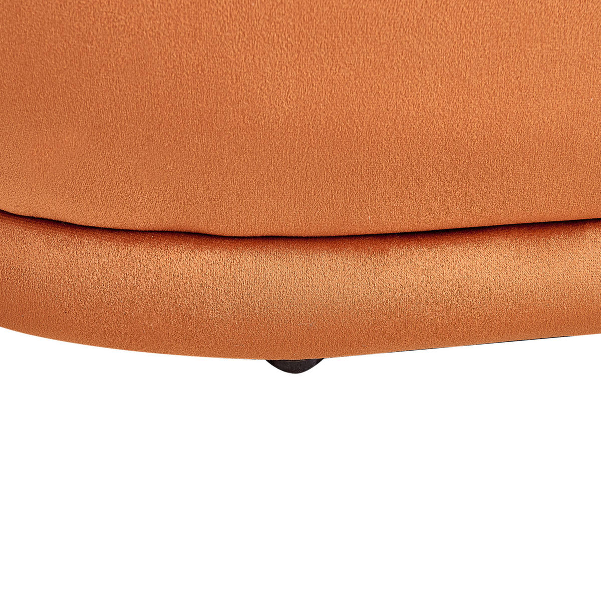 BANK Orange Ellendale - Orange, Textil (90/40/41cm) - Beliani