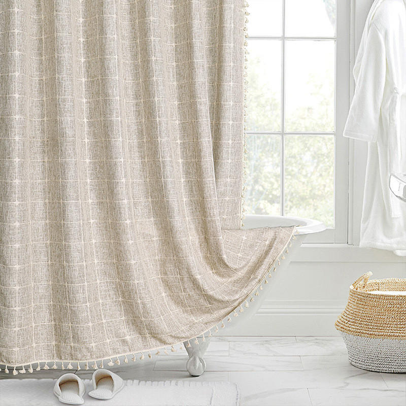 Mcboson Duschvorhang Beige 180x150 cm