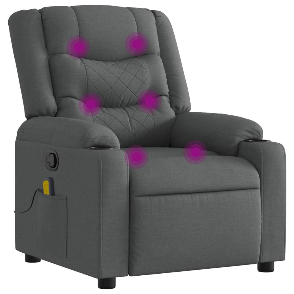 MASSAGESESSEL Maione - Grau, Metall (77/149.5/79cm) - Nettlife