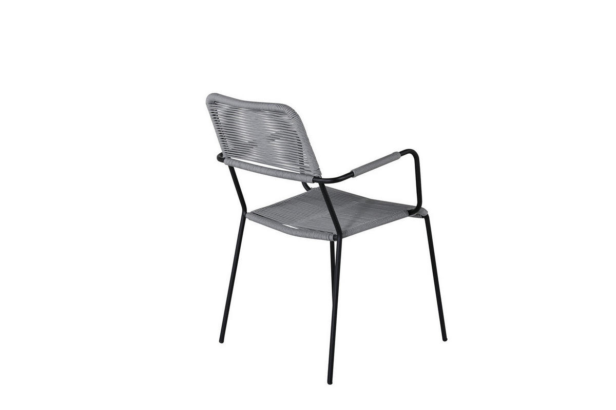 GARTENSTUHL 2er Set Grau - Grau, Holzwerkstoff (55/85/66cm) - ebuy24