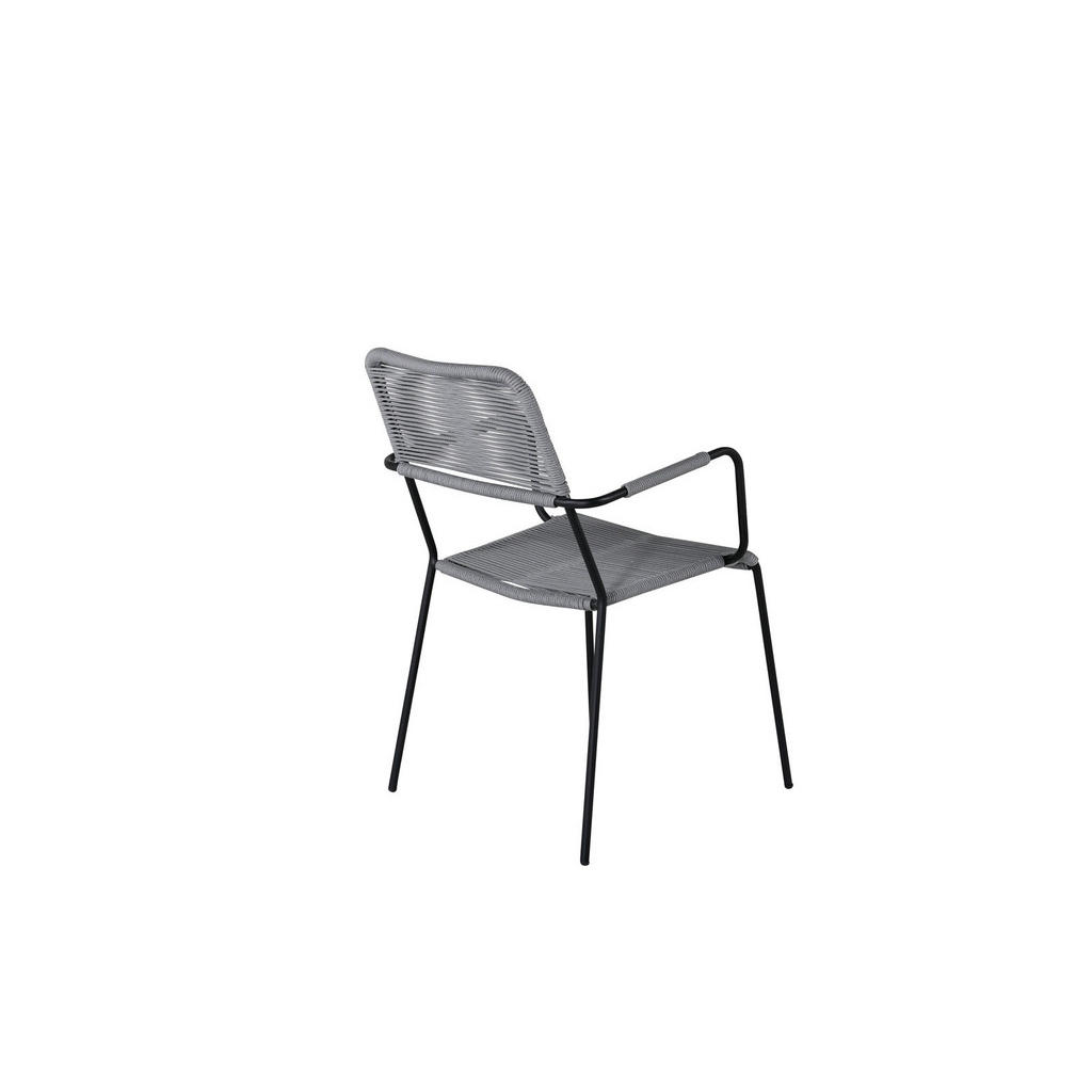 Thumbnail - ebuy24 Gartenstuhl, Grau, Holzwerkstoff, 55x85x66 cm, Gartenmöbel, Gartenstühle, Gartenstühle