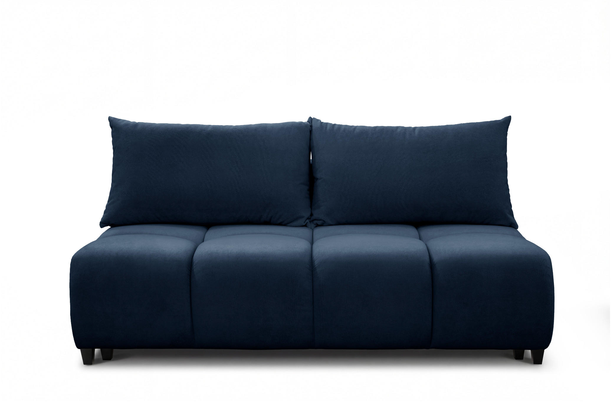 SOFA 196 cm in Marineblau - Dunkelblau, Textil (196/79/100cm) - Home Collective