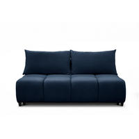 SOFA 196 cm in Marineblau - Dunkelblau, Textil (196/79/100cm) - Home Collective
