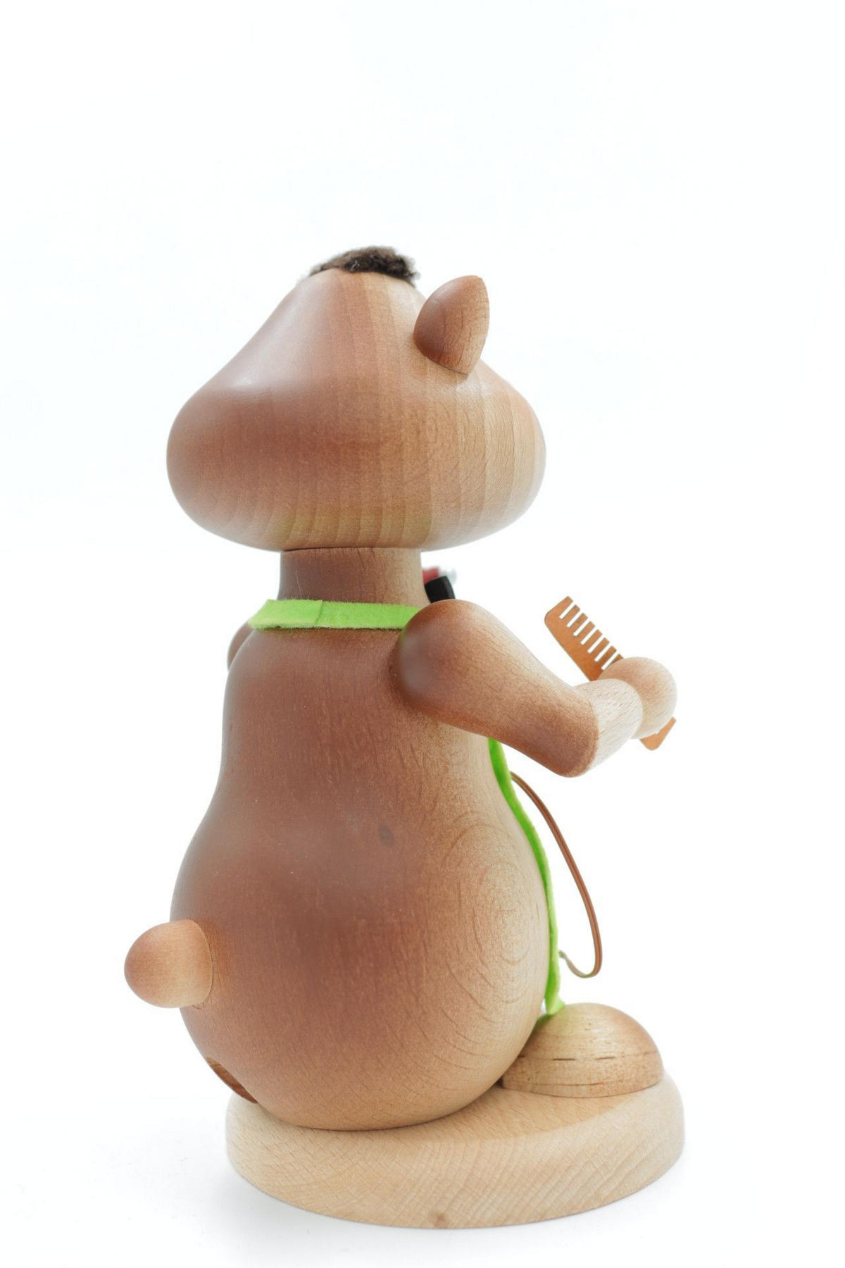 RAUCHFIGUR Hamster Friseur 18 cm - Multicolor, Holz (12/18/0.1cm)