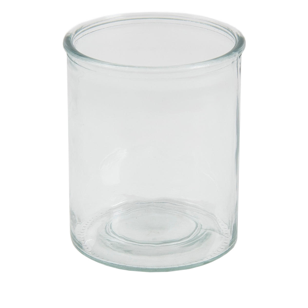 LATERNA Ried 40x26 cm černá s uchem a skleněnou vložkou - černá, přírodní materiály (26/40/26cm) - ECD-Germany