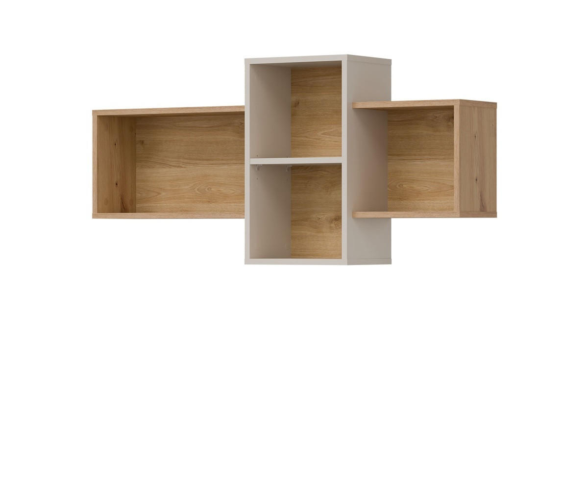 JUGENDZIMMER Trey Set A - 5-teilig - Kaschmir/Eichefarben, Holz/Holzwerkstoff (82/188/82cm) - QMM TraumMöbel