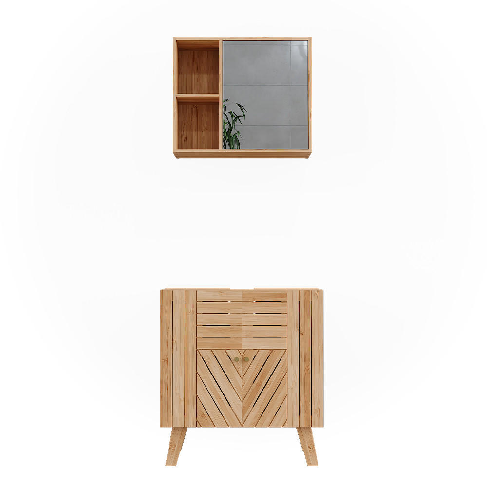 SET MOBILIER BAIE Lucie, bambus, 2 piese