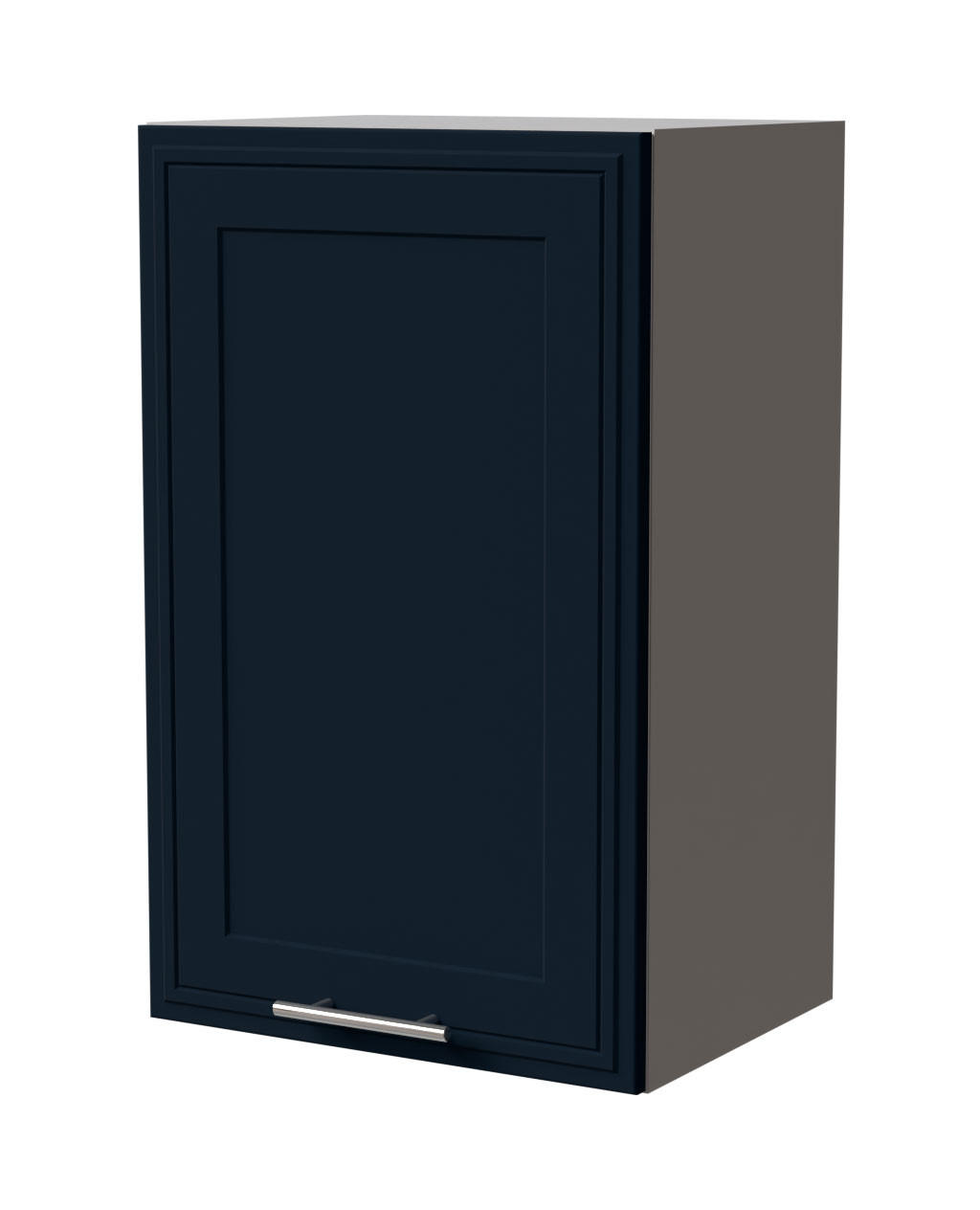 HÄNGESCHRANK Salo W2/45 Grau / Indigo Matt 45 / 32,5 / 72cm - Dunkelblau/Grau, Holz/Holzwerkstoff (45/72/32.5cm) - Feldmann-Wohnen