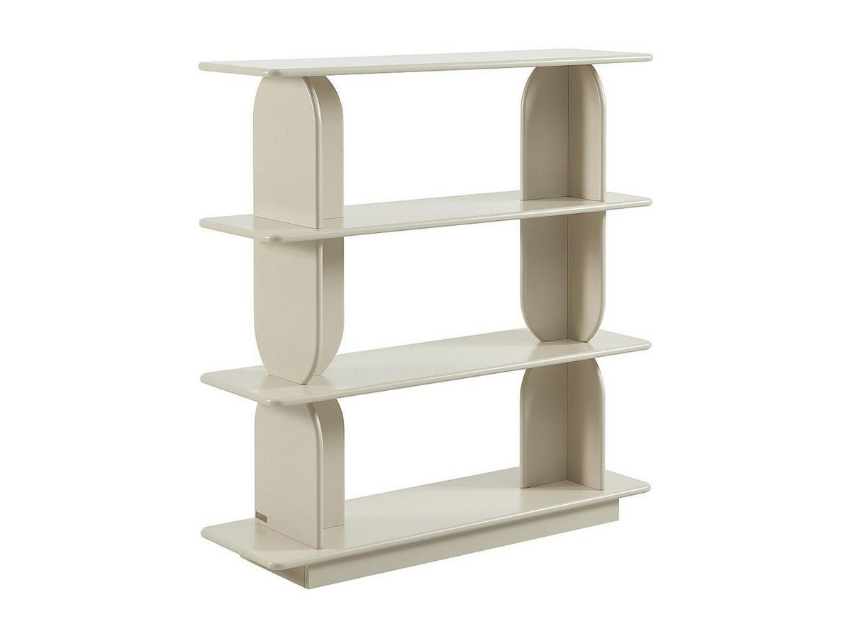 REGAL - 110 cm x 35 cm - holz - beige Lusoria - Beige, Holz (110/115.5/35cm) - Vente-Unique