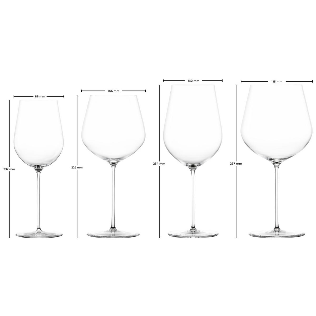 ROTWEIN- UND WEISSWEINGLÄSERSET VUELO transparent 8er Set - Transparent, Glas - Zwiesel Glas