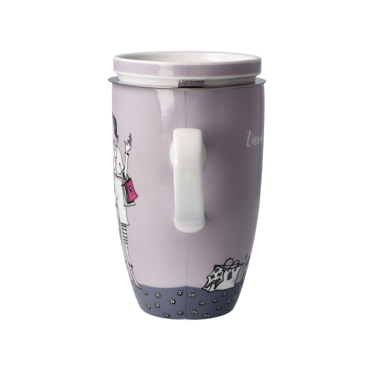 TEETASSE Barbara Freundlieb - Ziemlich beste Freundinnen, Fine Bone China, Bunt, 450 ml - Multicolor, Keramik (0.45L) - Goebel
