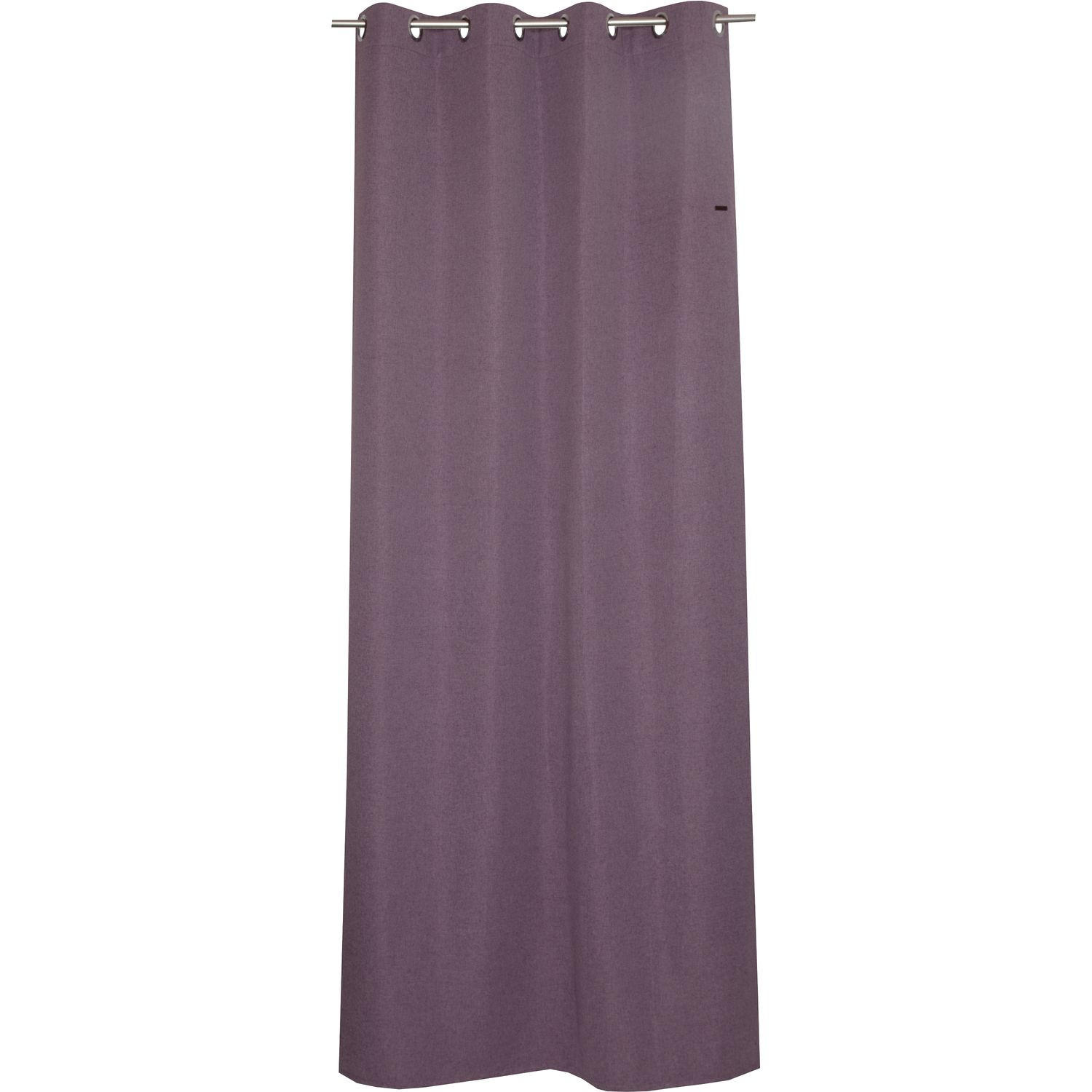 ÖSENVORHANG HARP Blickdicht - Violett, Textil (140/0.5/250cm) - Esprit