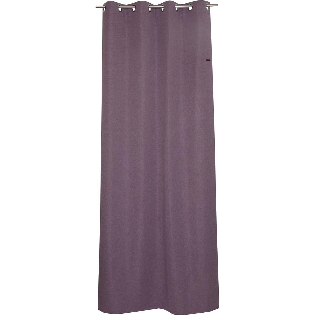 ÖSENVORHANG HARP Blickdicht - Violett, Textil (140/0.5/250cm) - Esprit