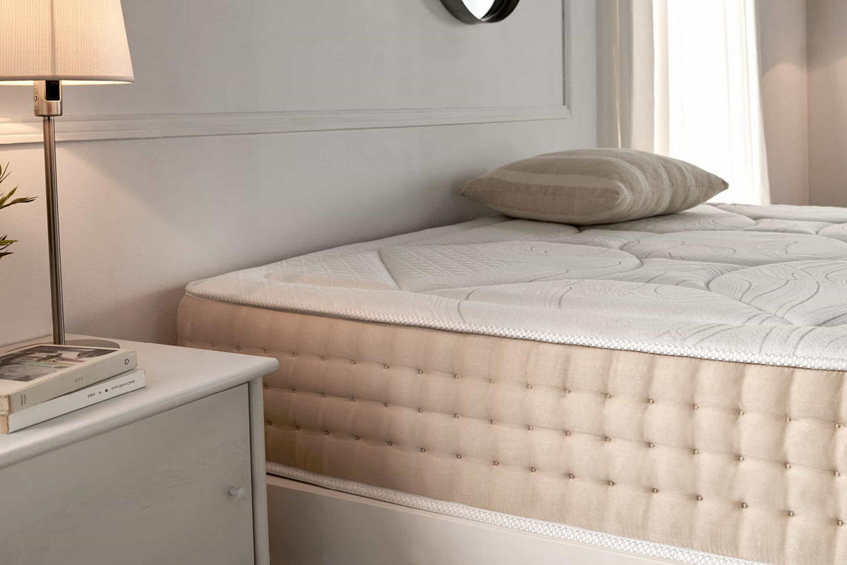 MATRATZE Memory Royal Multizone 25 cm, 180x200 cm - Beige, Textil (180/200cm) - Moonia