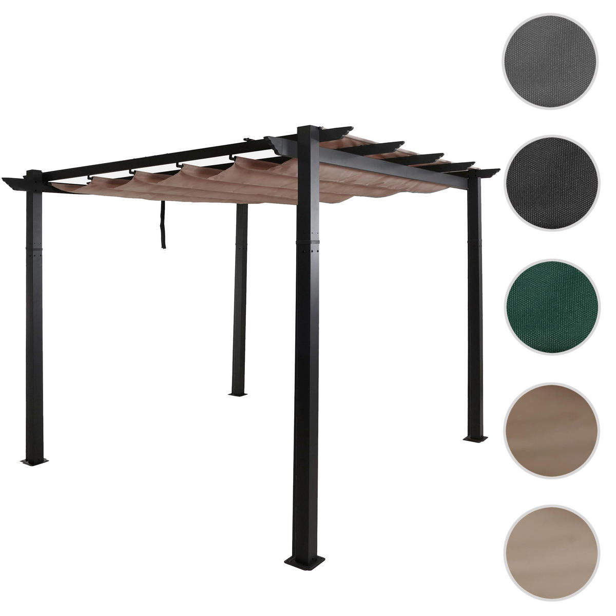PERGOLA taupe - Taupe, Textil (300/240/300cm) - MCW