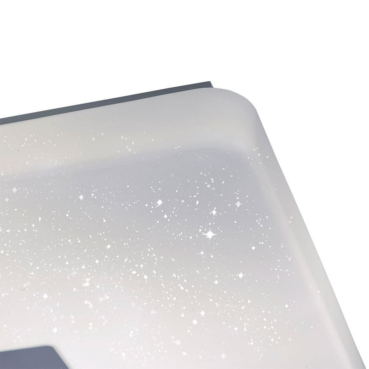 LED DECKENLAMPE Weiß Stahl CCT Dimmbar - Weiß, Metall (60/60/9.5cm)