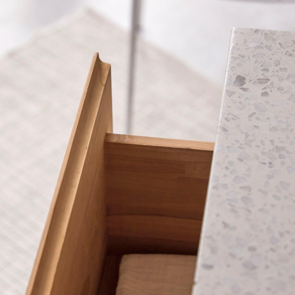 BADEZIMMERMÖBEL Edgar Hellbraun aus Teak - Hellbraun, Holz (60/88/45cm) - Tikamoon