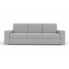 3-SITZER SOFA TOCO 245 cm breit in Boucle Hellgrau - Hellgrau, Holzwerkstoff/Textil (245/90/92cm) - Deine Möbel 24