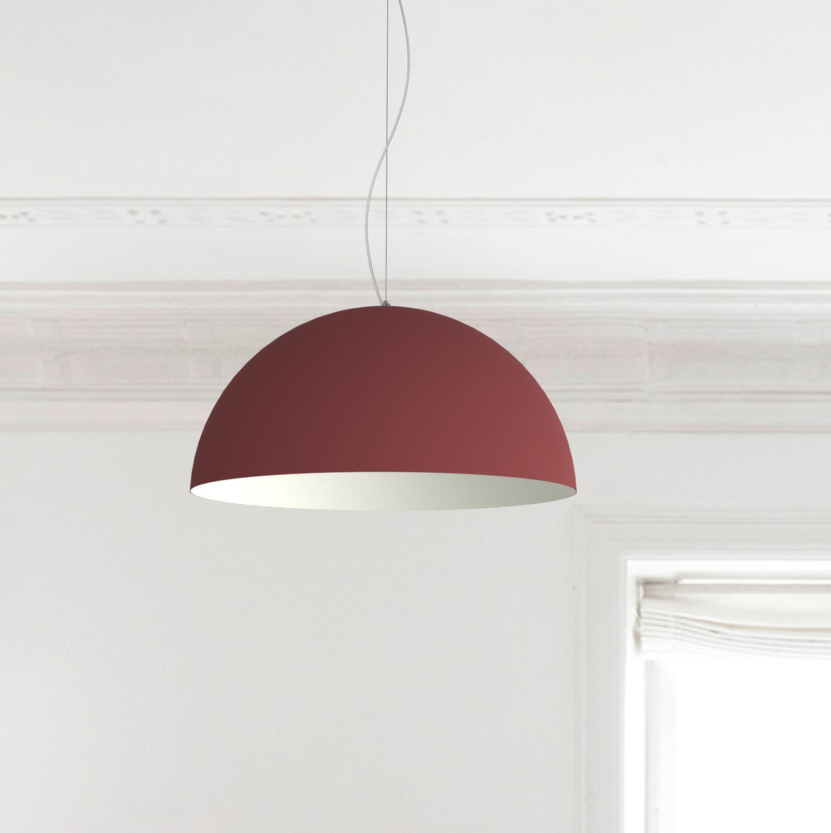 HÄNGELEUCHTE - Samtahornfarben, Metall (60/60/30cm) - Lumicom