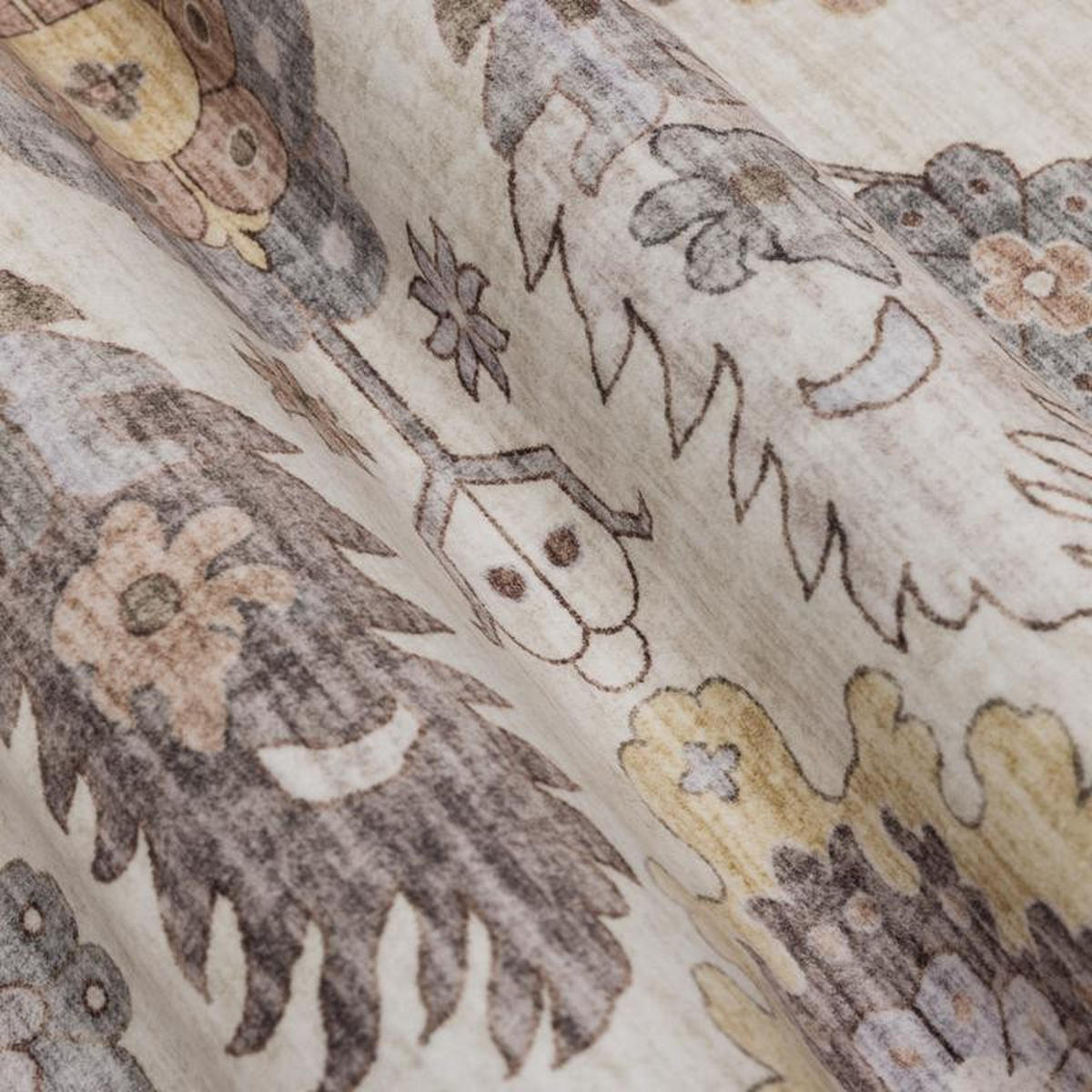 TEPPICH waschbar Flanel Multicolor 80x150 cm - Multicolor, Textil (80/150cm) - Vercai Rugs