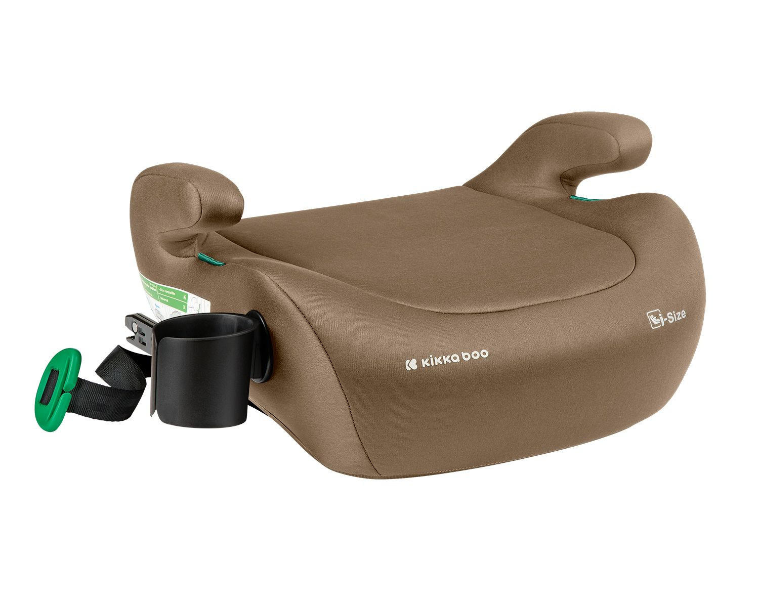 KINDERSITZ i-Tip Isofix 125-150 cm dunkelbraun Armlehne, i-Size Kindersitz, Sicherheitsgurt, vorwärts gerichtet - Braun, Kunststoff (42/21/35cm) - Kikka boo