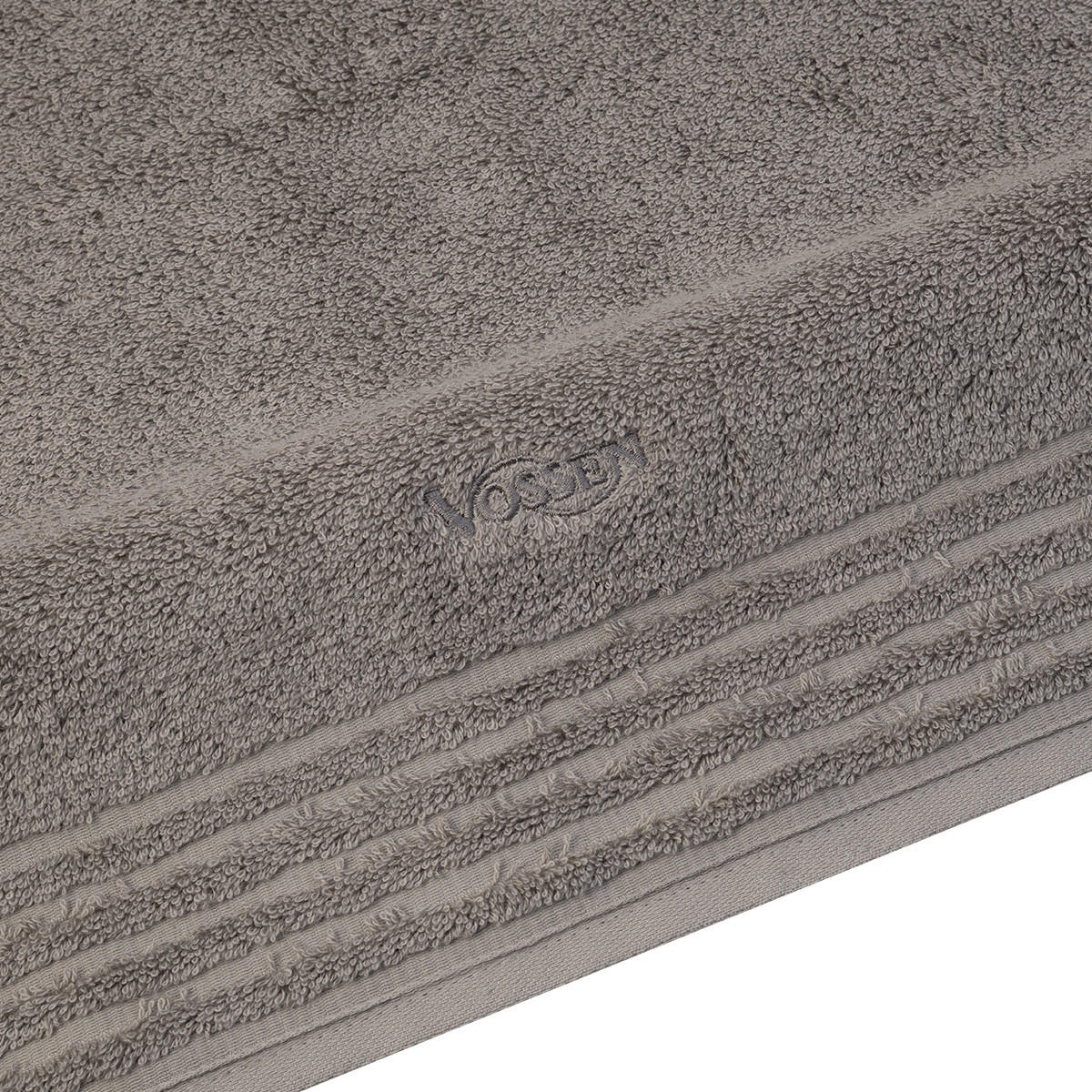 FROTTIERSET Vienna Style Supersoft 8-teilig - Grau, Textil (50/100cm) - Vossen
