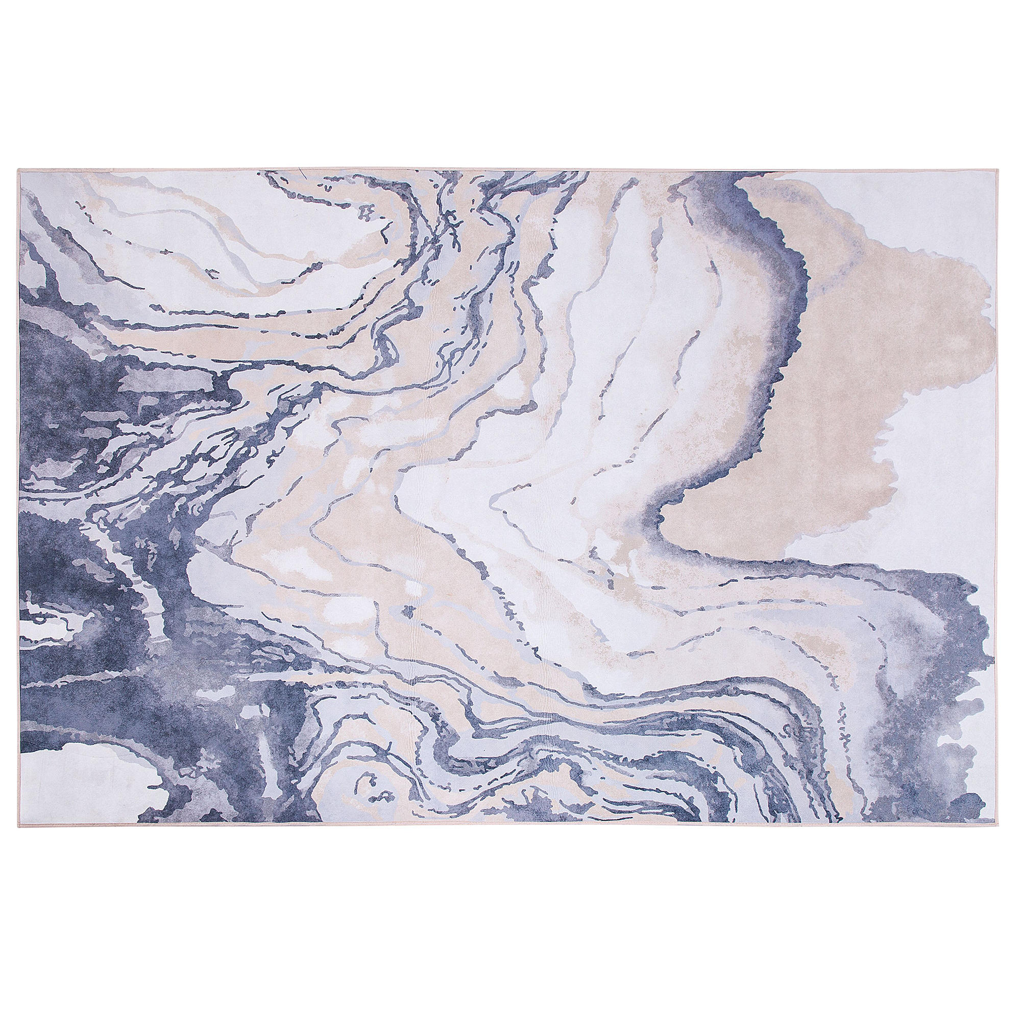 KURZFLOR-TEPPICH Gebze 200/140 cm - Multicolor, Kunststoff (140/200cm) - Beliani