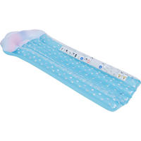 LUFTMATRATZE Raindrop 179 x 70 x 21 cm mit 2 Luftkammern Regentropfendesign - Blau, Kunststoff (179/70/21cm) - SunClub
