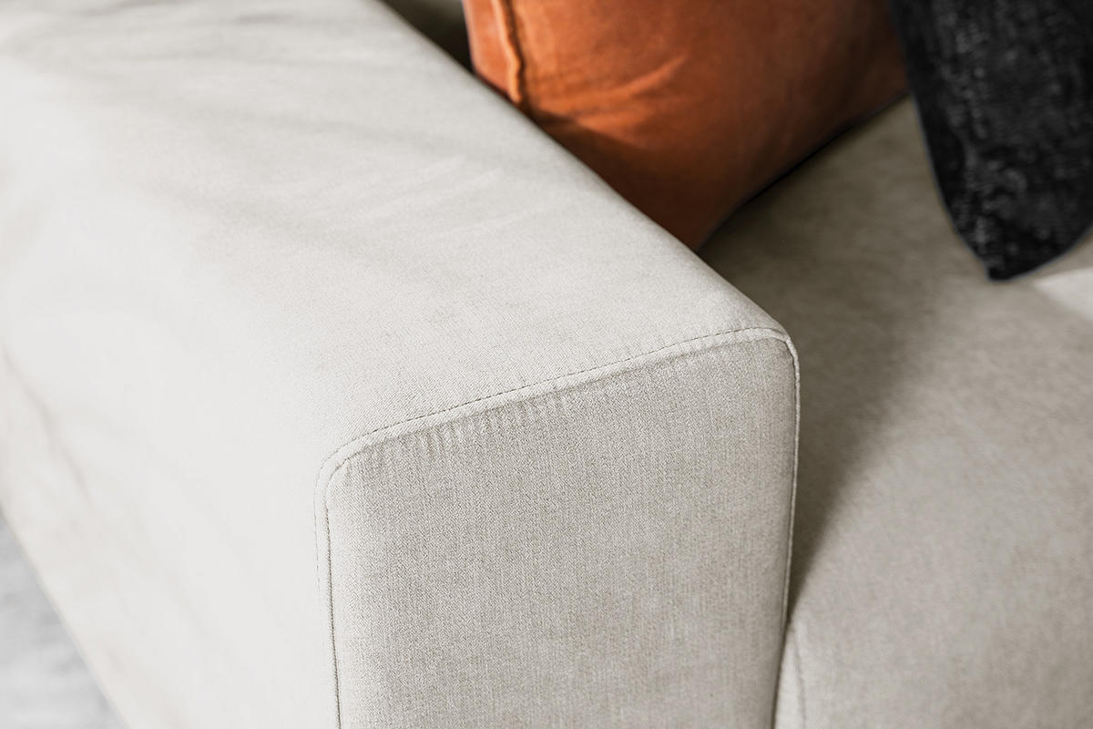 HOME24 2-Sitzer Sofa CONNOLLY - Sandfarben, Textil/Metall (180/78/91cm) - home24