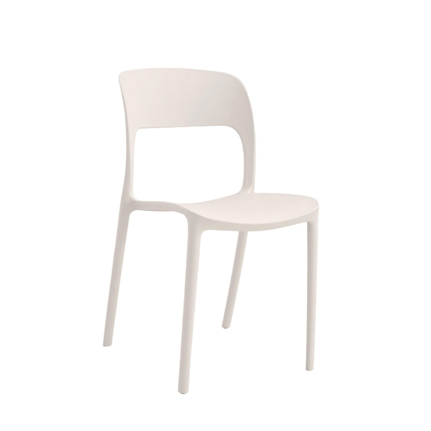 STUHL FÜR DRAUSSEN Klint Beige 46 cm x 83 cm - Beige, Kunststoff (46/83/58cm)