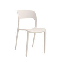 STUHL FÜR DRAUSSEN Klint Beige 46 cm x 83 cm - Beige, Kunststoff (46/83/58cm)