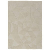 WOLLTEPPICH DEBEN, geometrisch, Natur, 200 x 290 cm - Beige, Textil (200/290cm) - KADIMA DESIGN