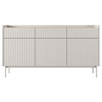 SIDEBOARD Liwelo Greige 153 cm - Taupe, Holzwerkstoff/Metall (153/82.2/38cm) - Selsey
